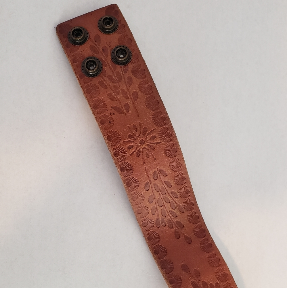 Leather Hollister Cuff Bracelet